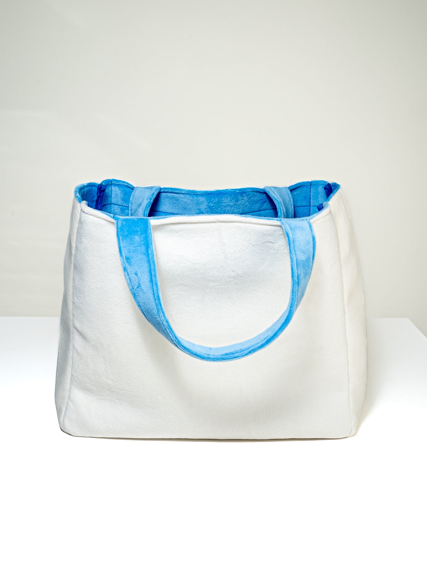 Large Bag with Handles Blue