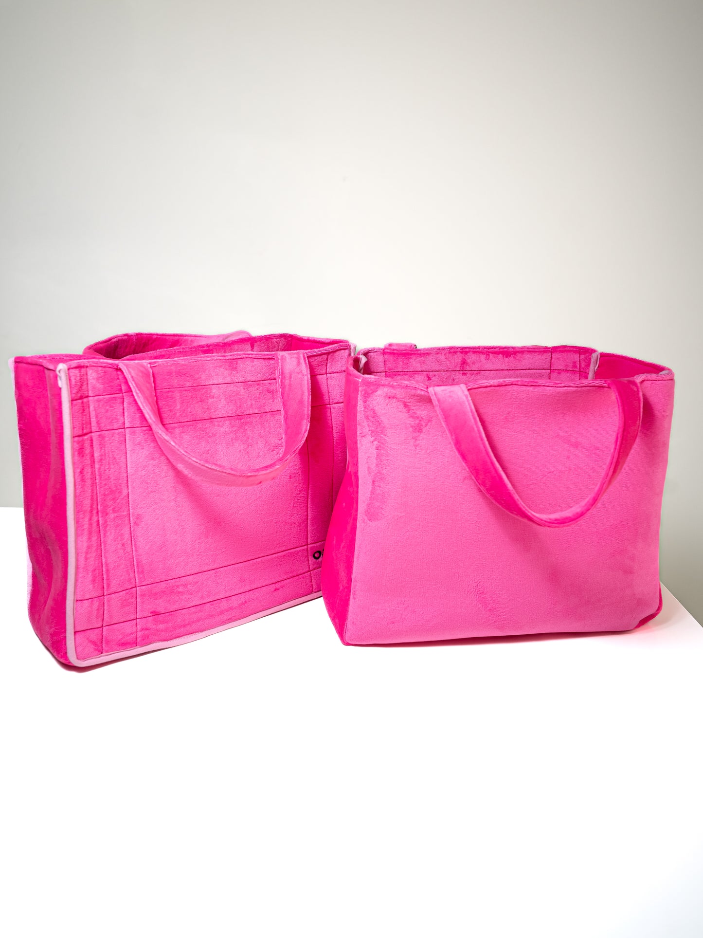 Large Bag with Handles Pink